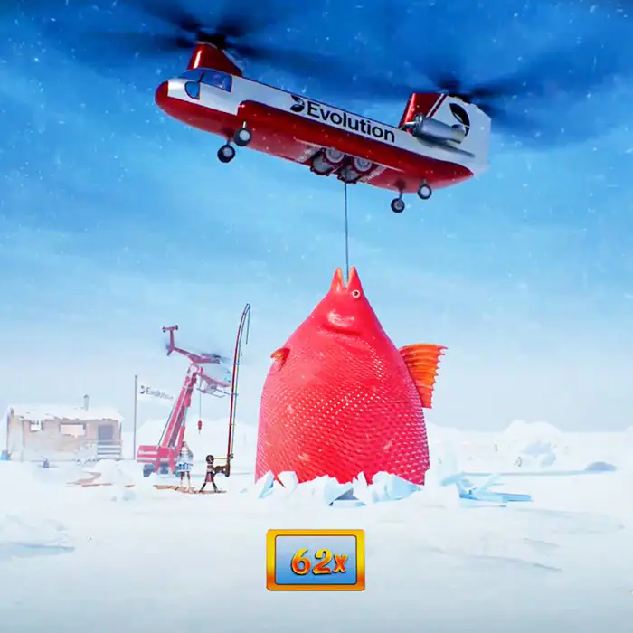 Insatser och utbetalningssystem i Ice Fishing
